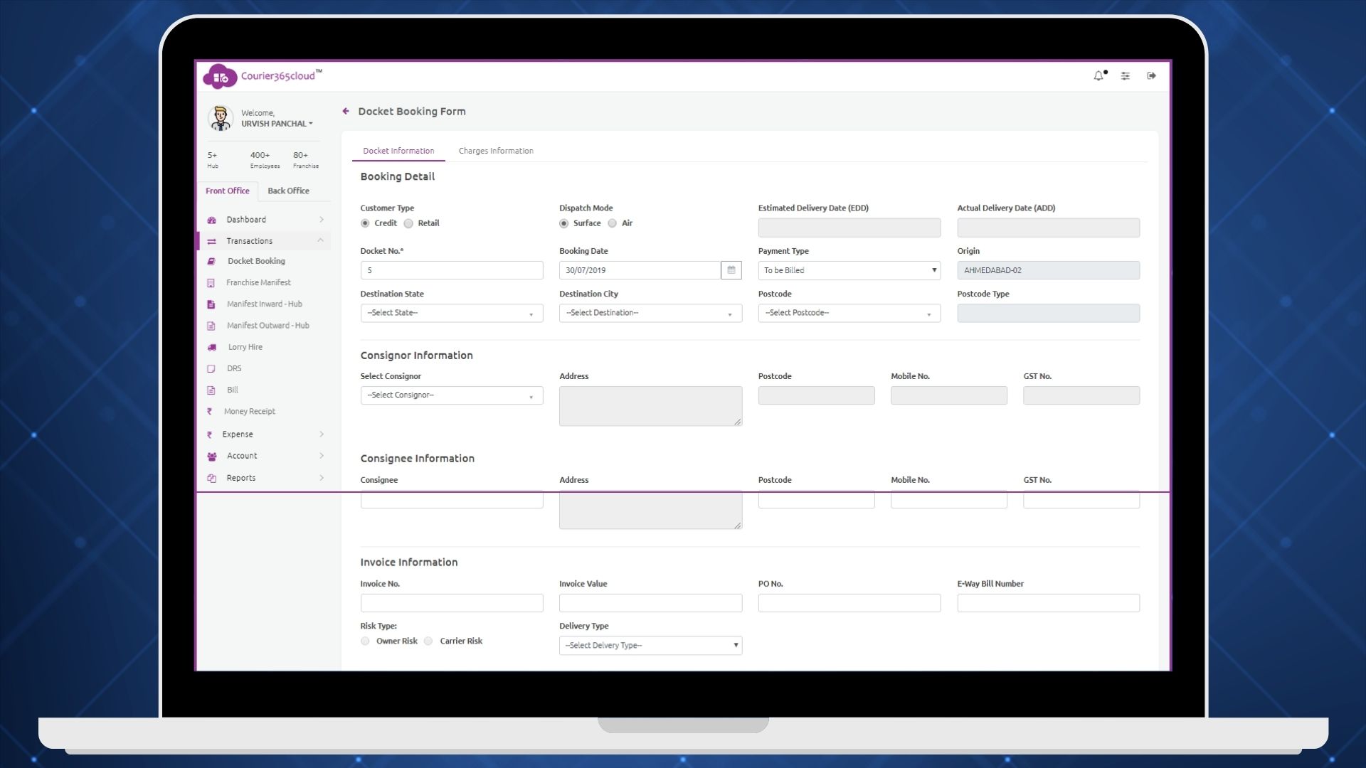 Portfolio Screen Shot