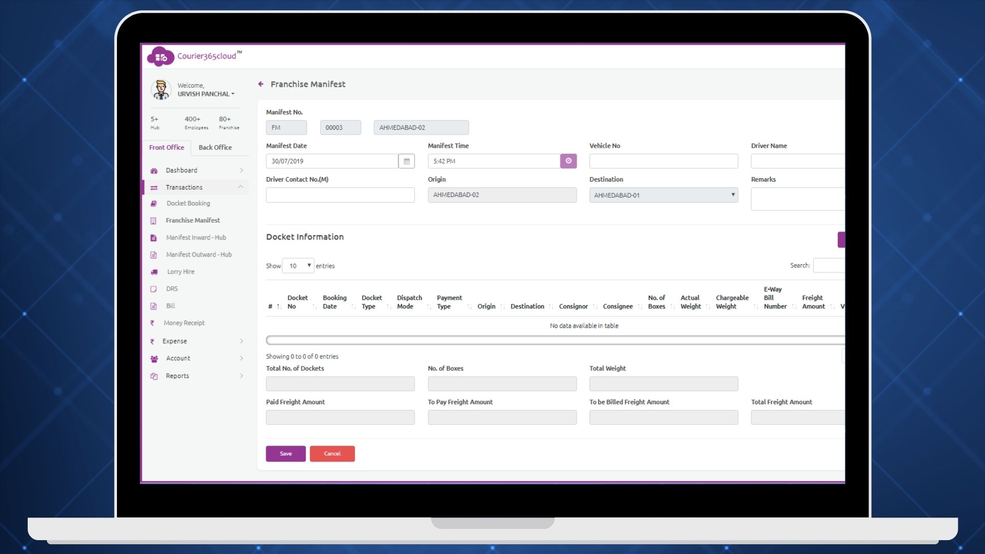 Portfolio Screen Shot