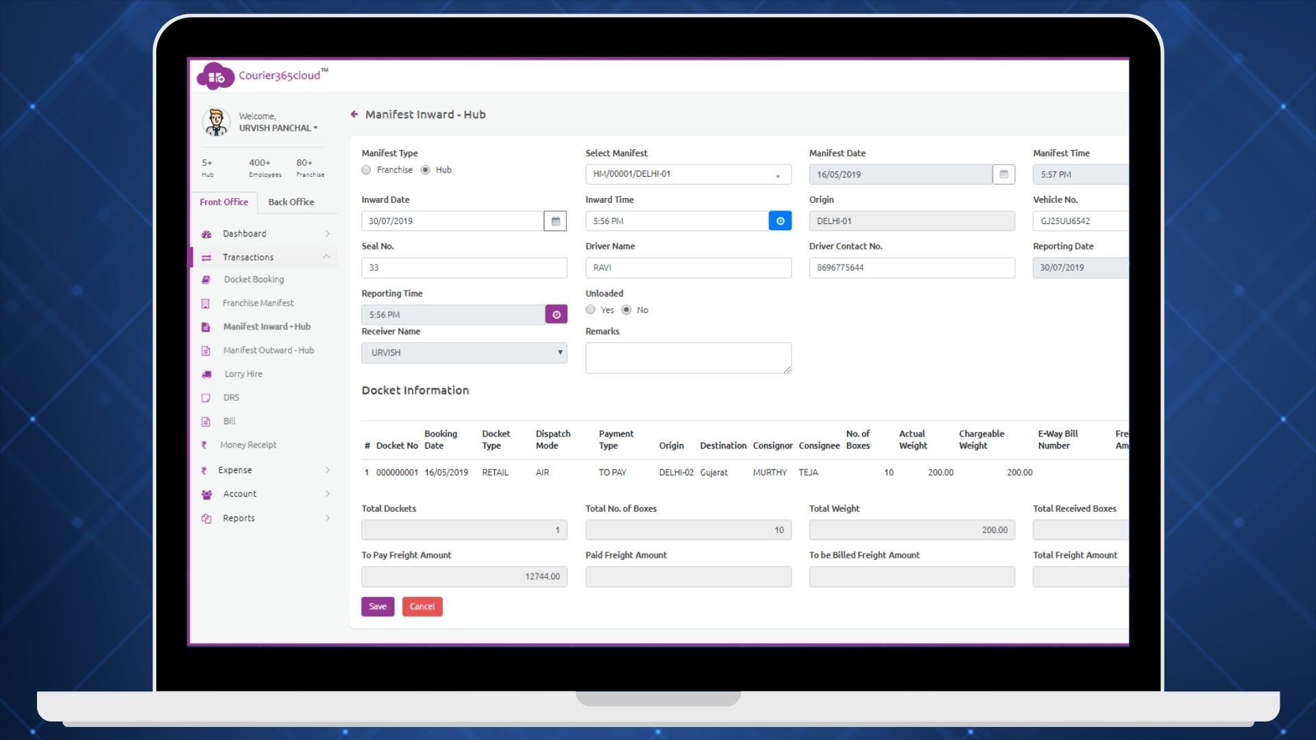 Portfolio Screen Shot