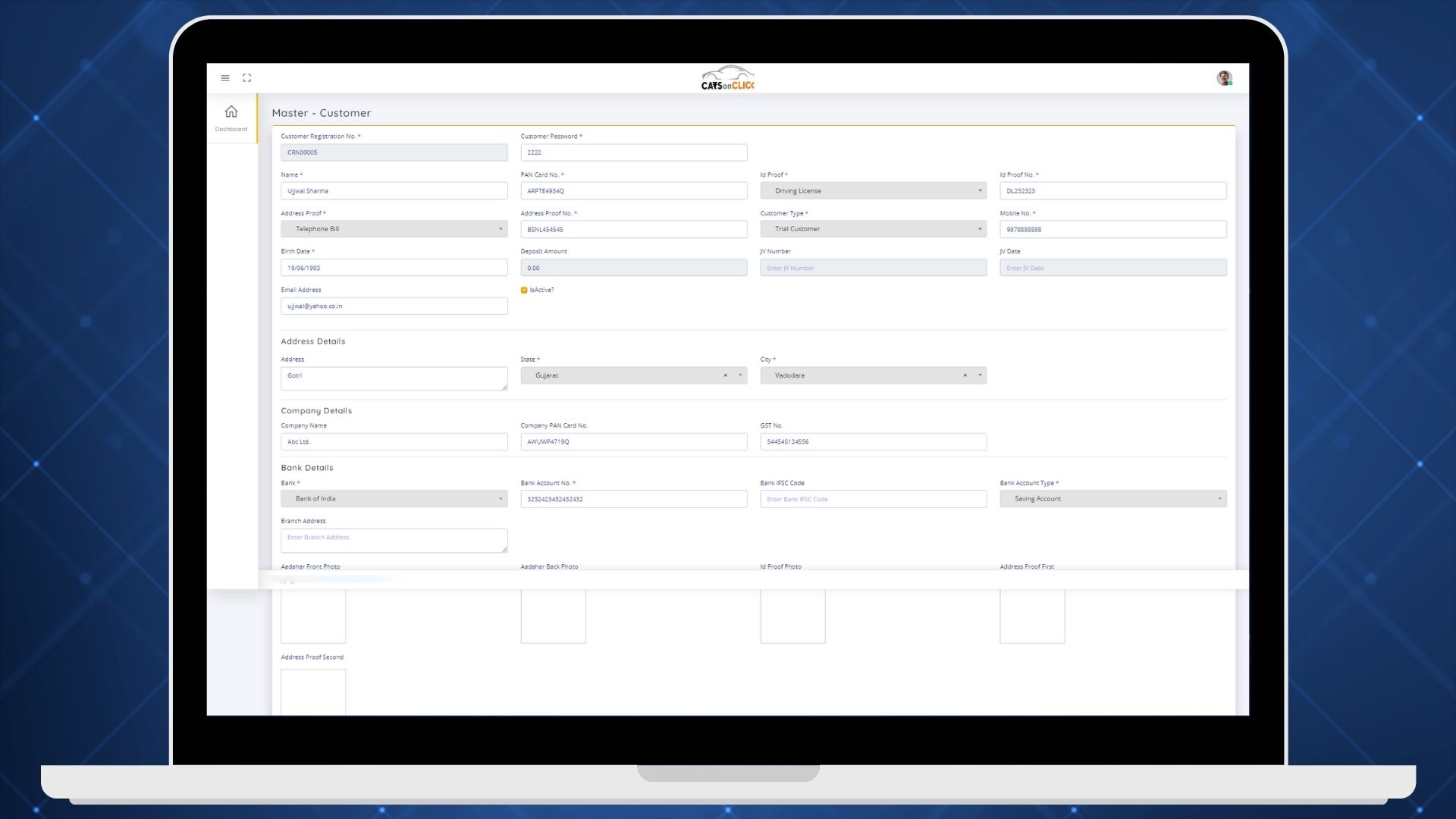 Portfolio Screen Shot