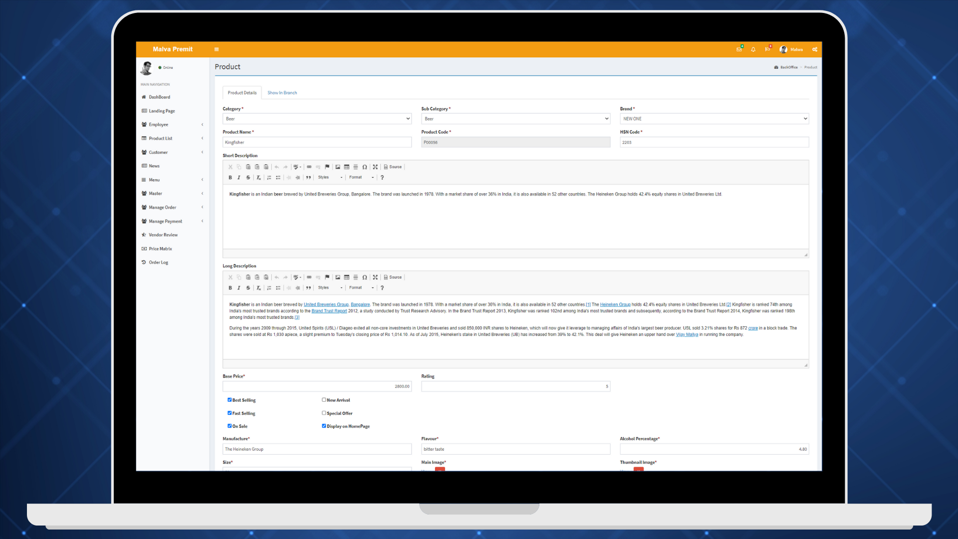 Portfolio Screen Shot