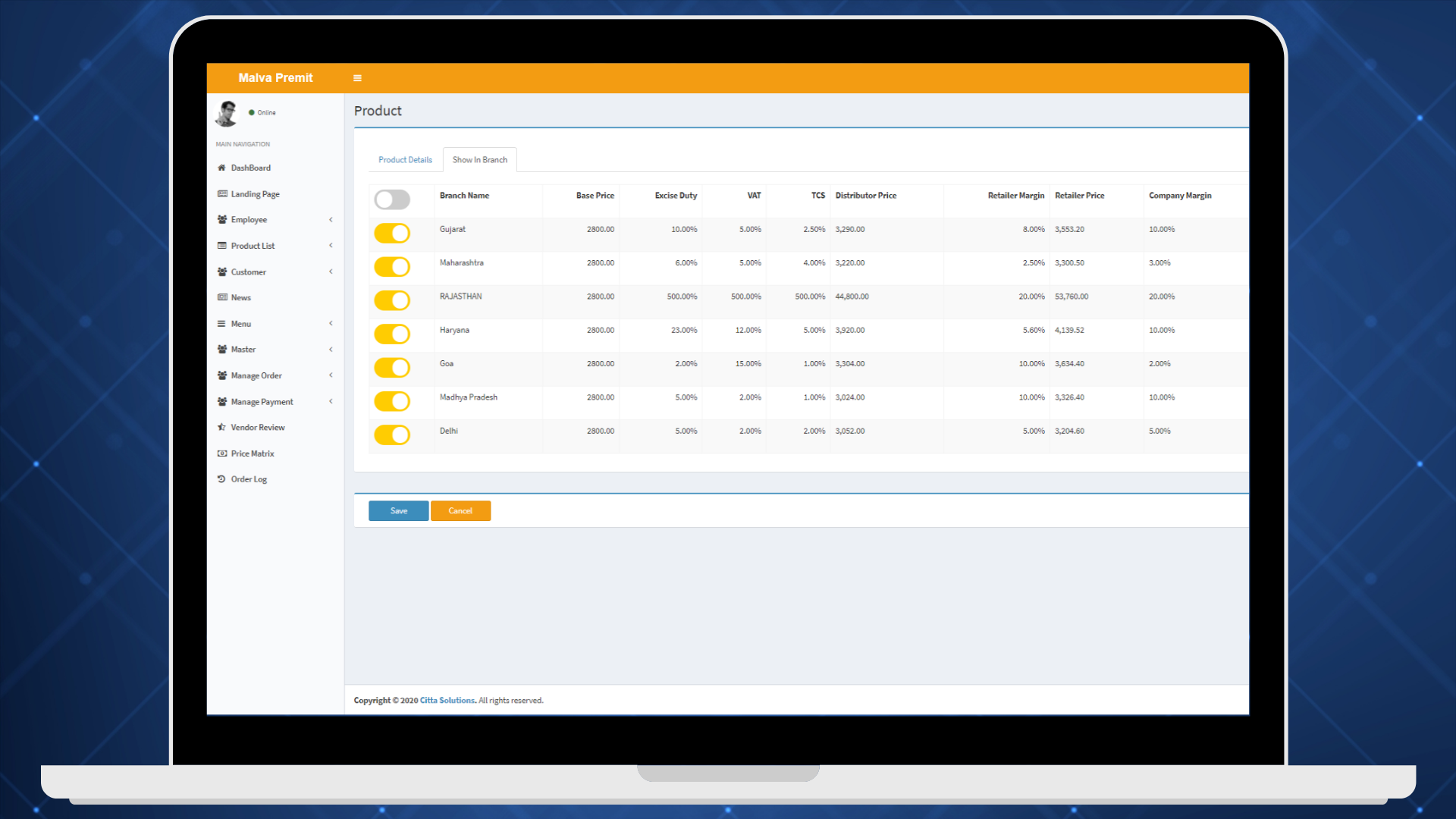 Portfolio Screen Shot