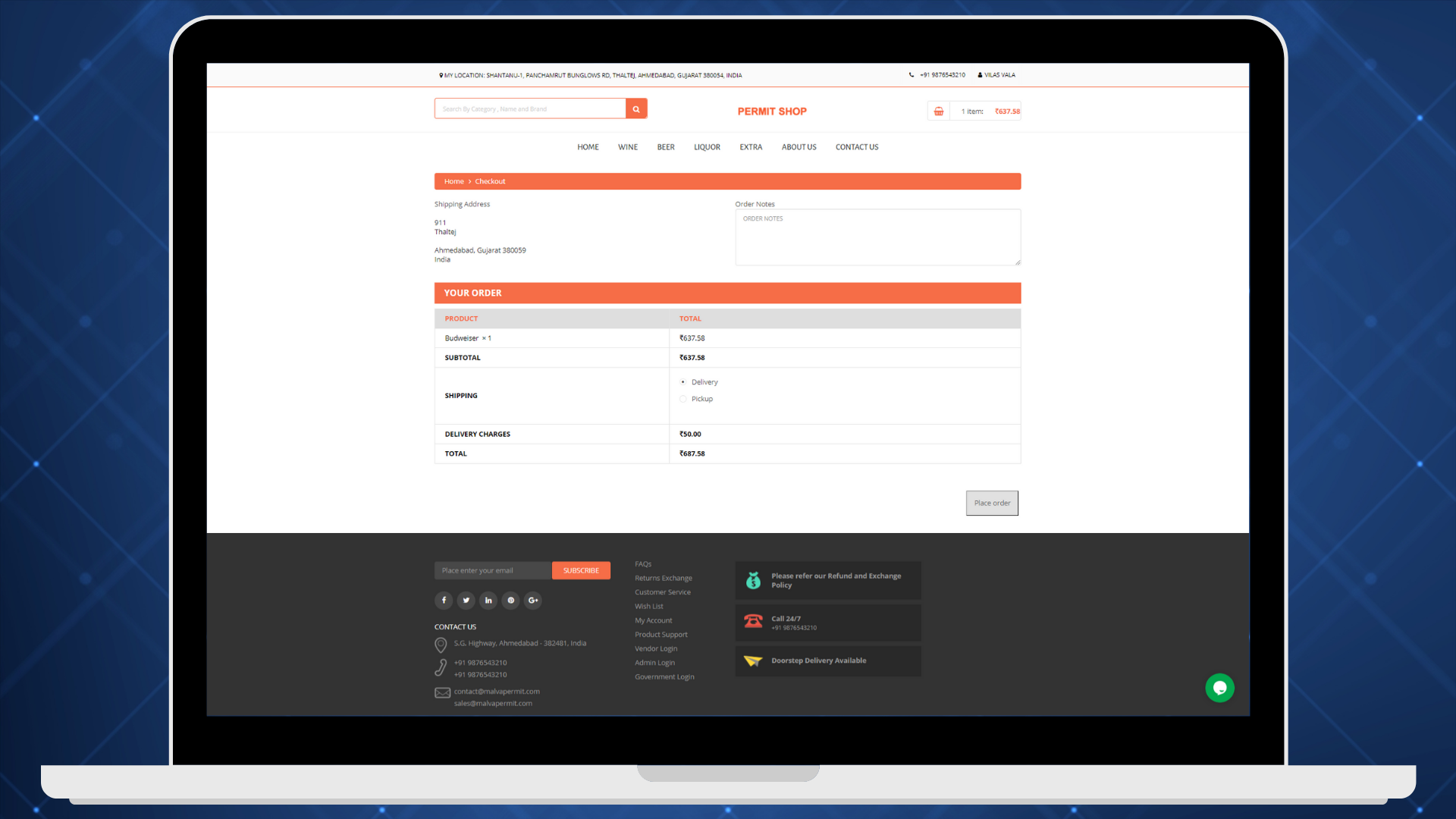 Portfolio Screen Shot