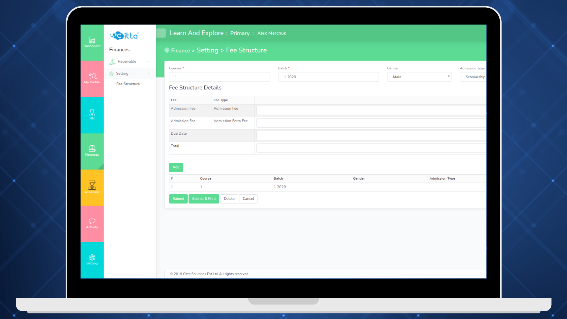 Portfolio Screen Shot