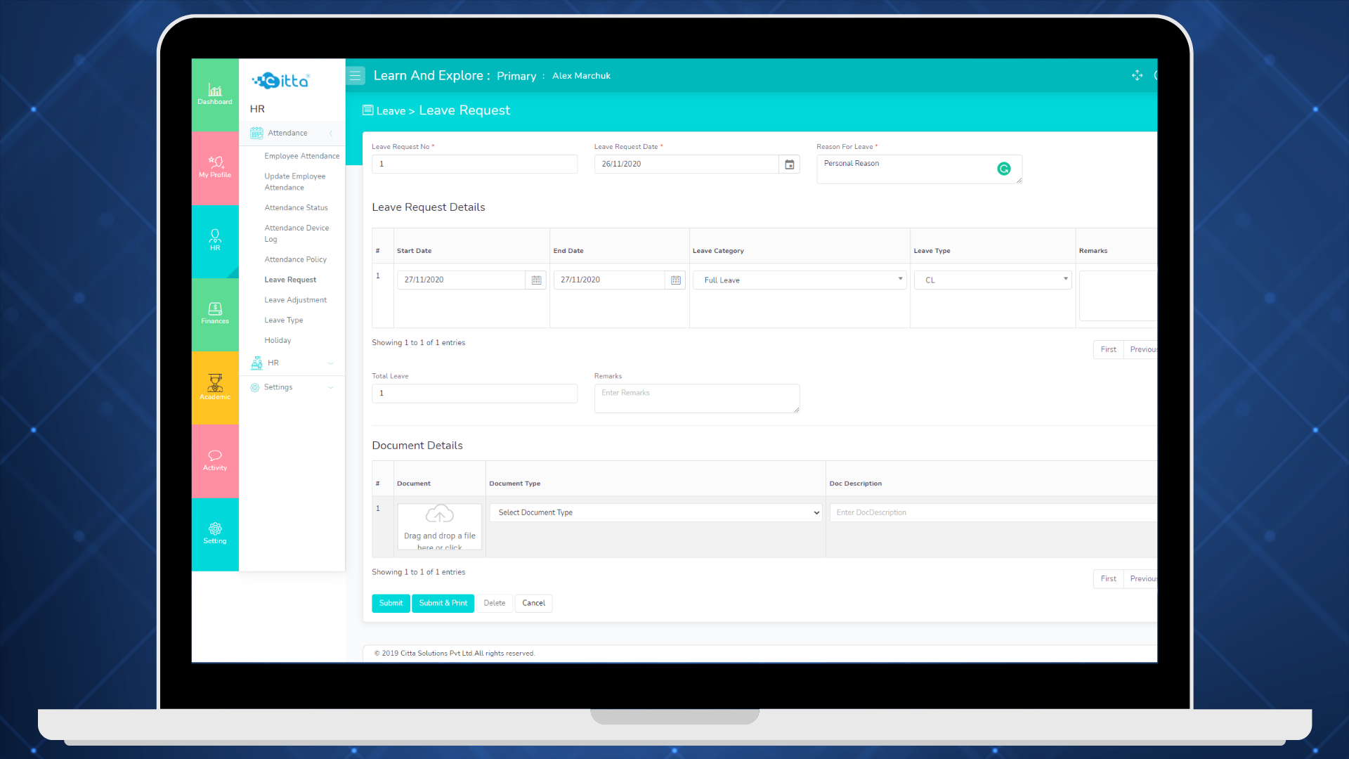 Portfolio Screen Shot