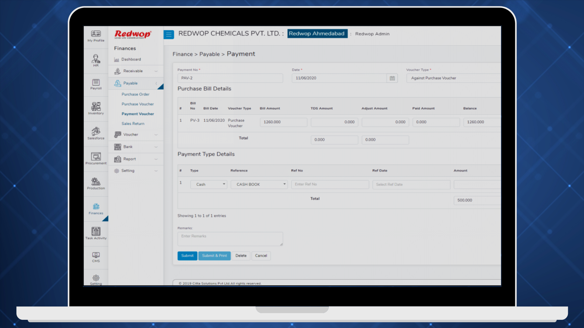 Portfolio Screen Shot