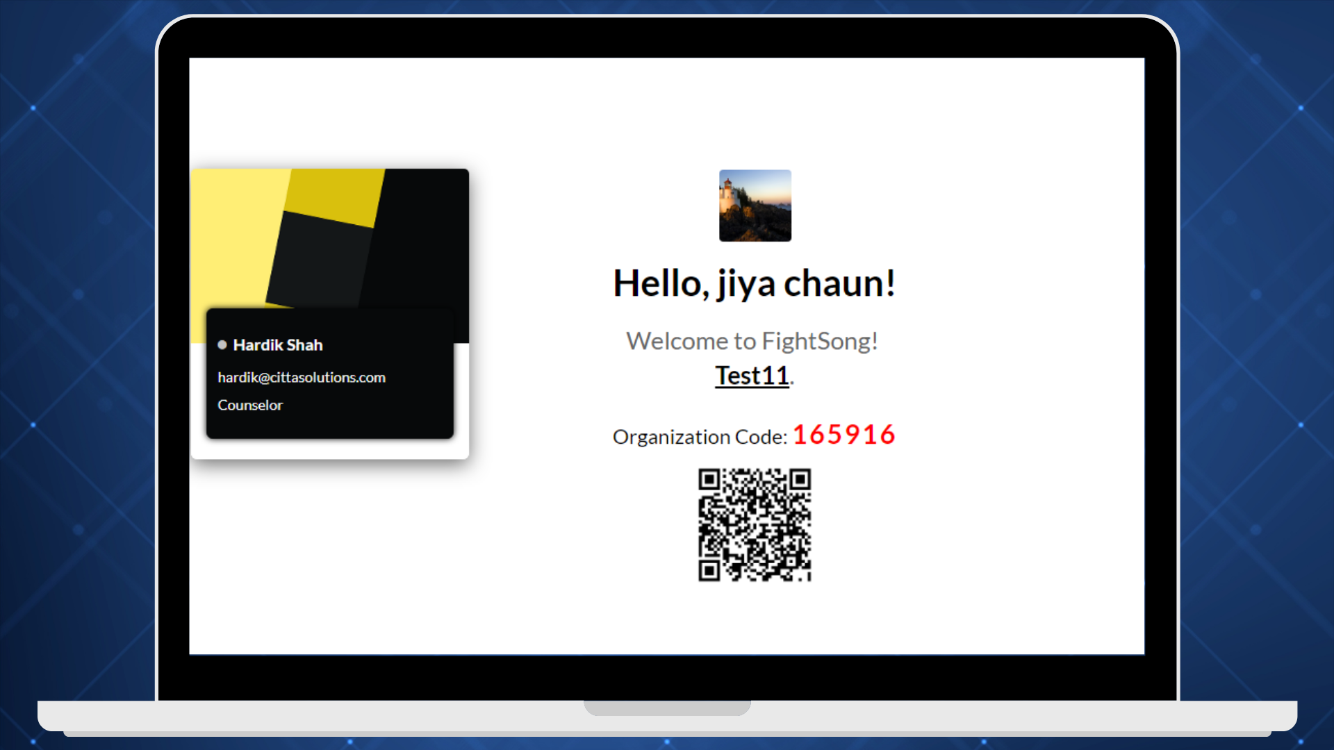 Portfolio Screen Shot