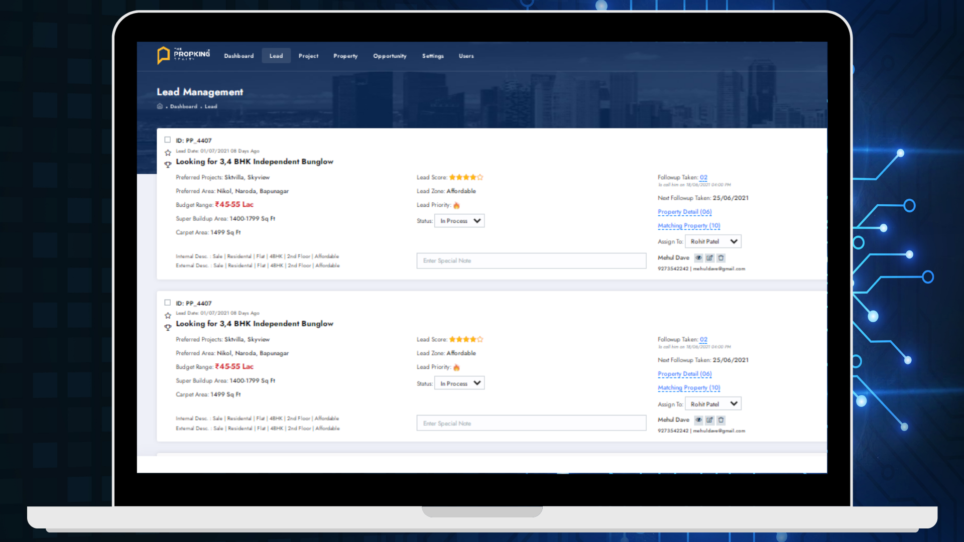Portfolio Screen Shot