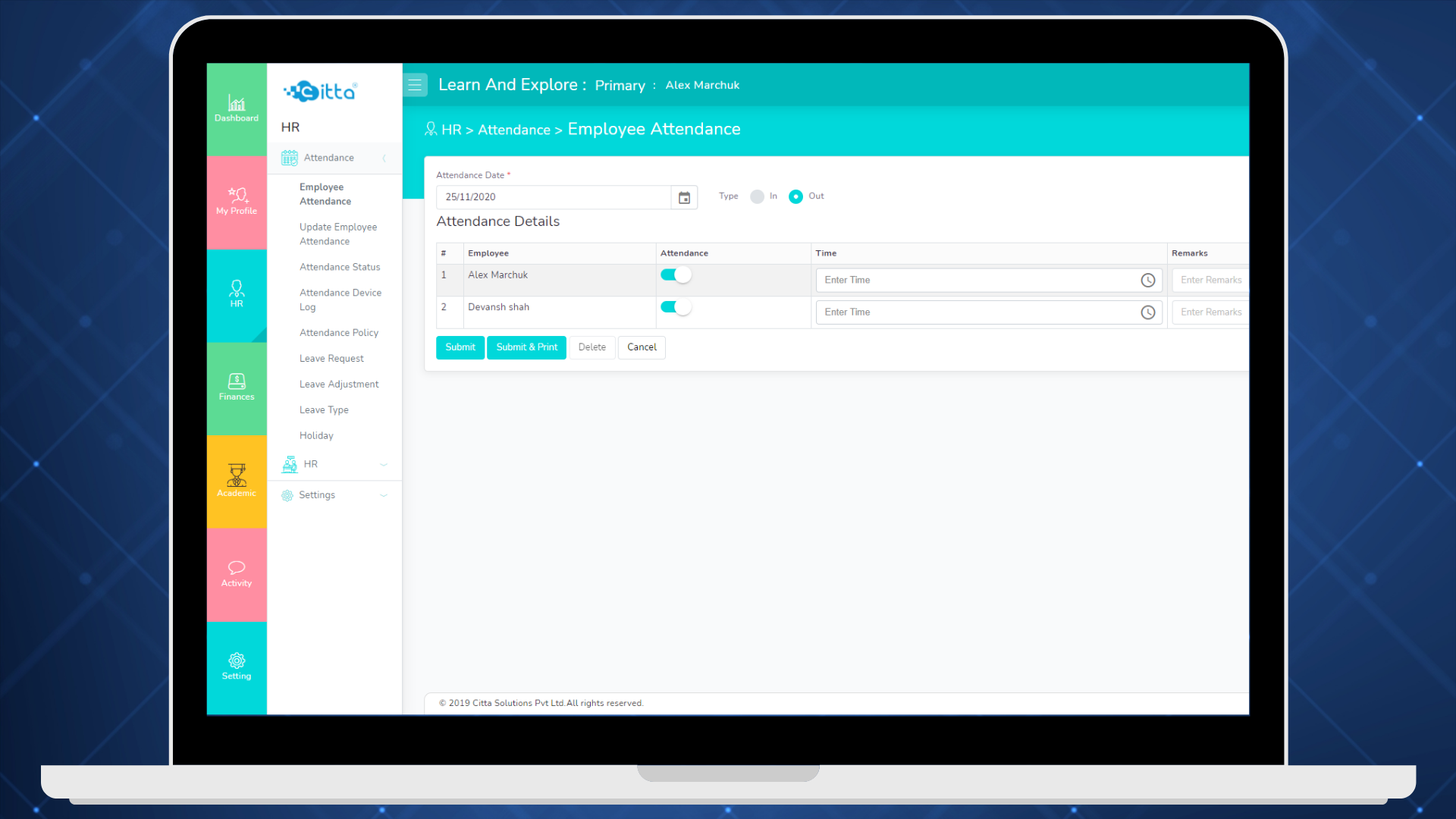 Portfolio Screen Shot