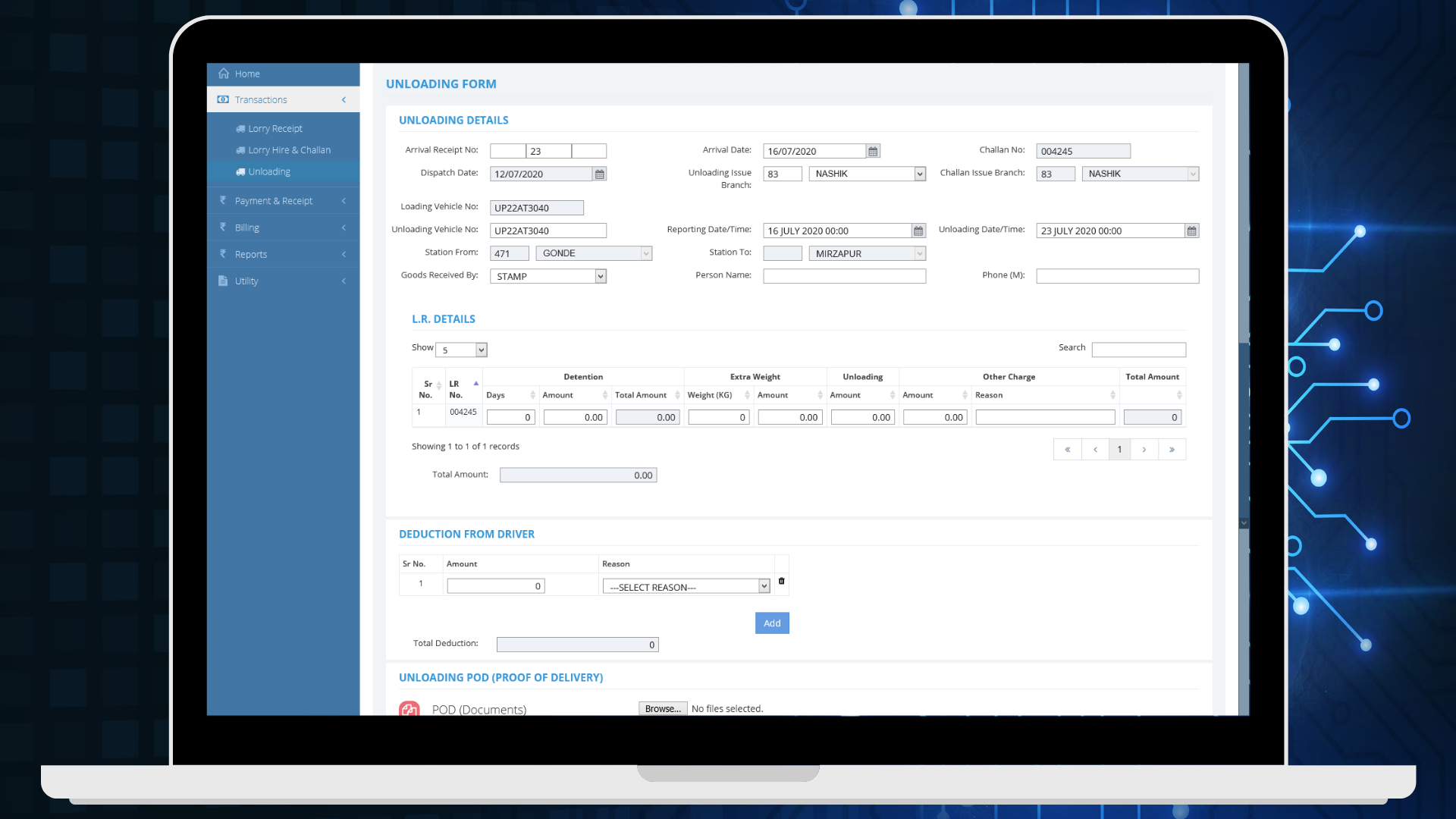 Portfolio Screen Shot