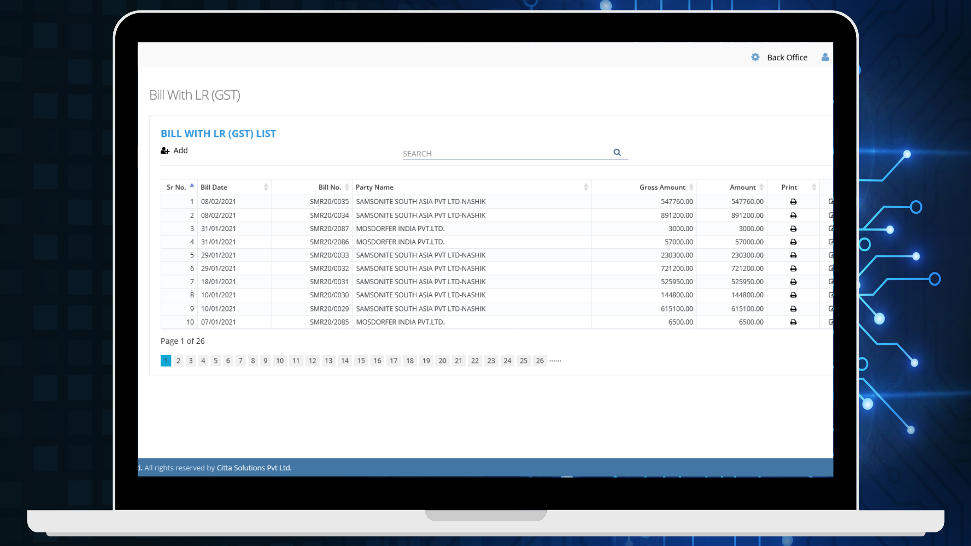 Portfolio Screen Shot