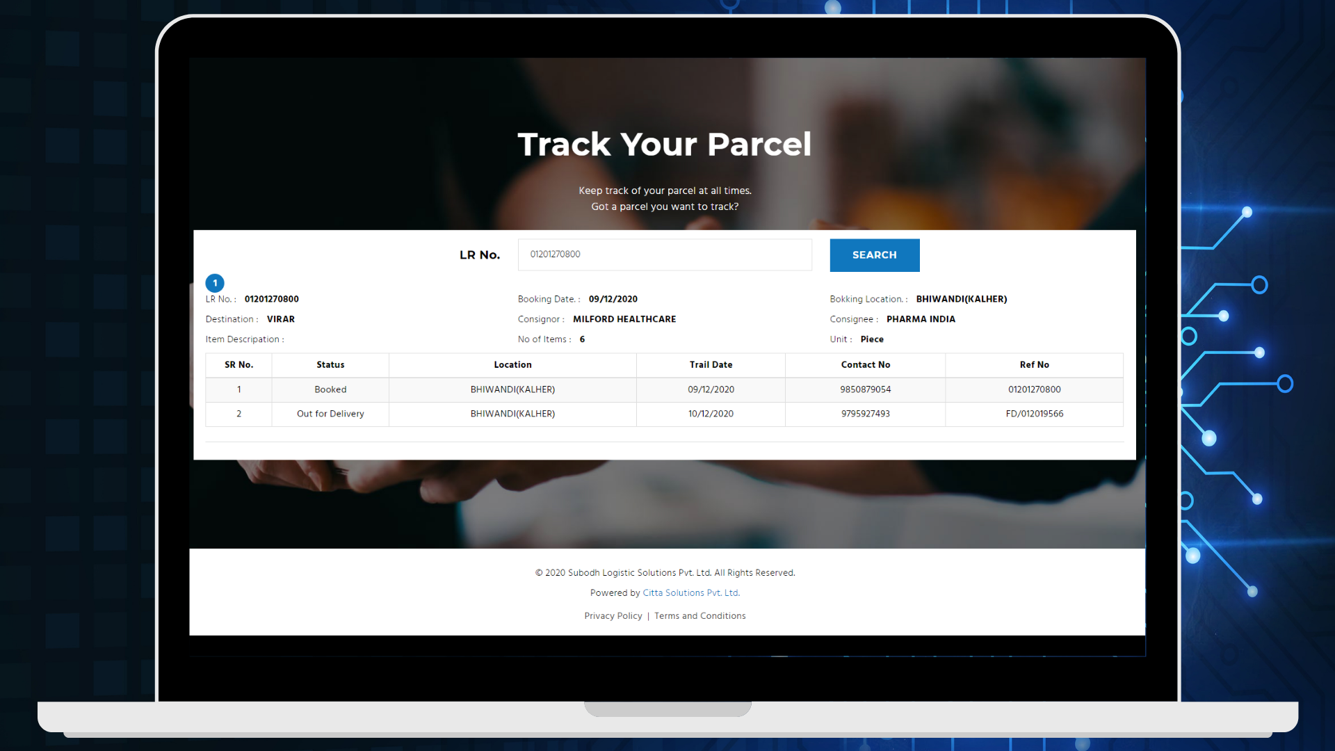 Portfolio Screen Shot