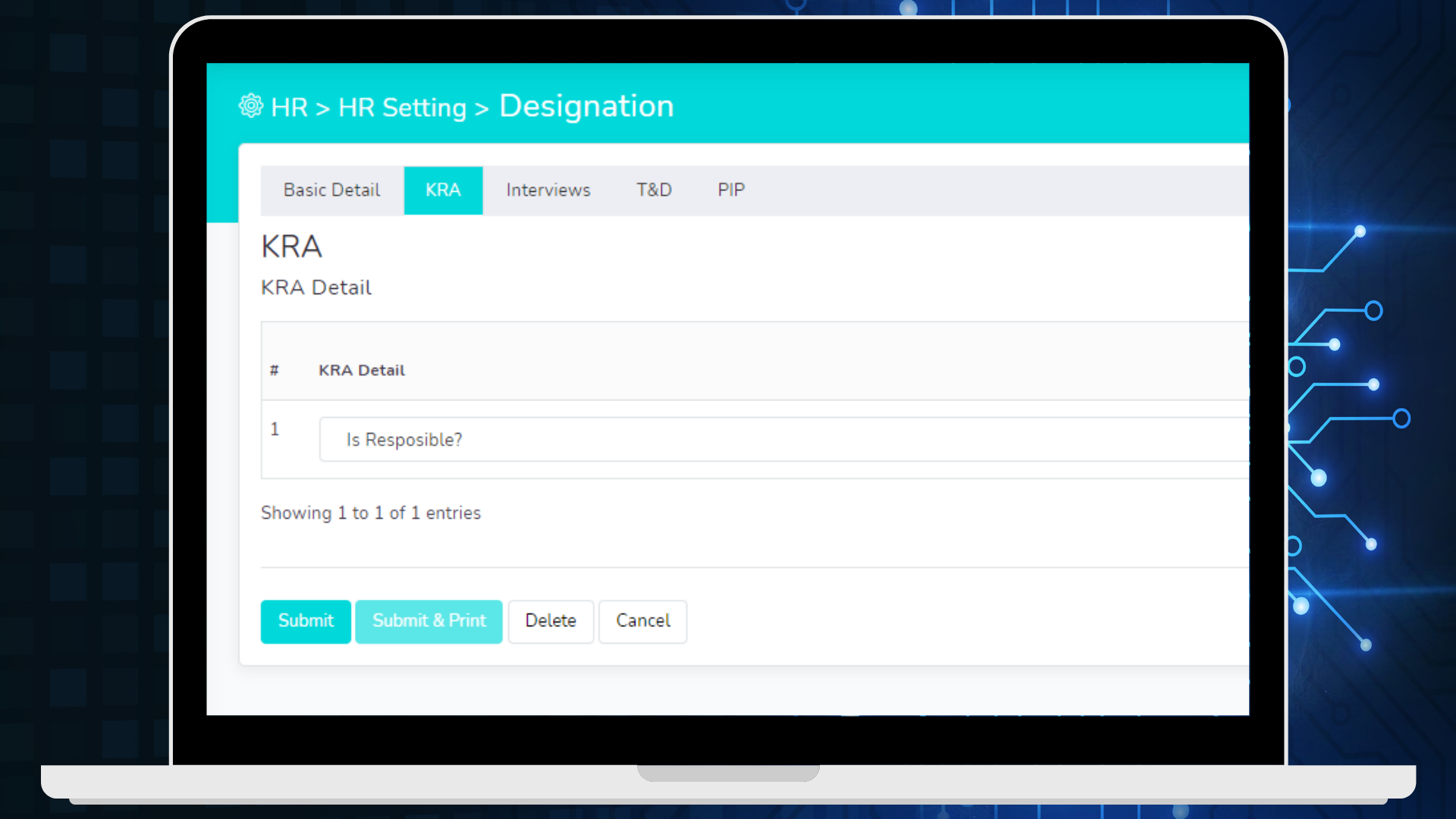 Portfolio Screen Shot