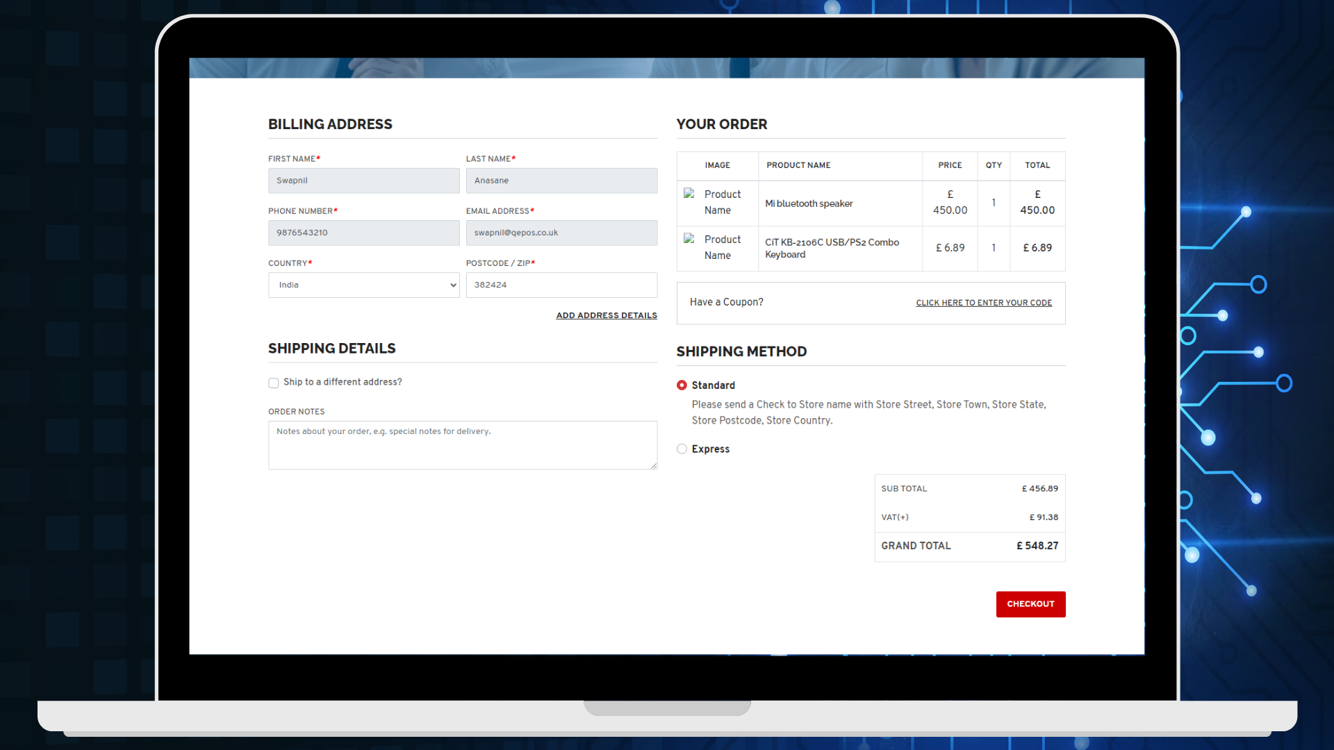 Portfolio Screen Shot
