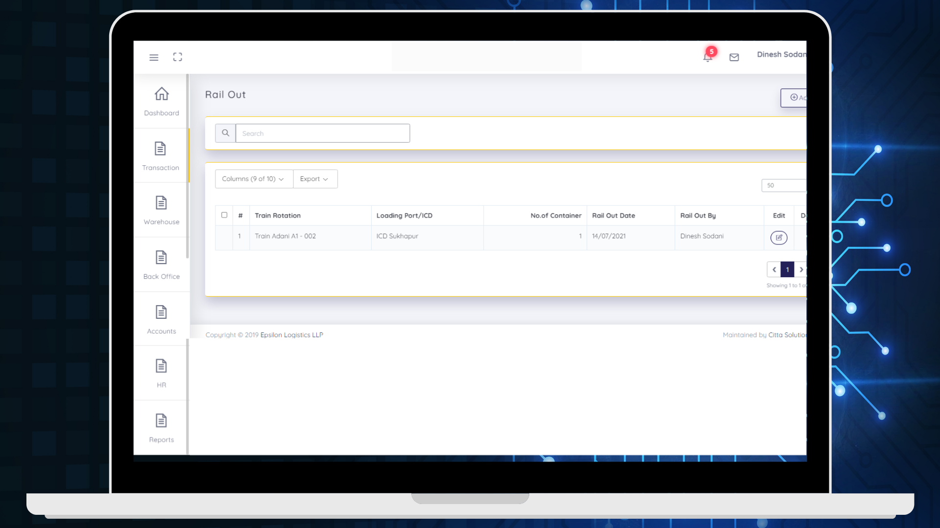 Portfolio Screen Shot