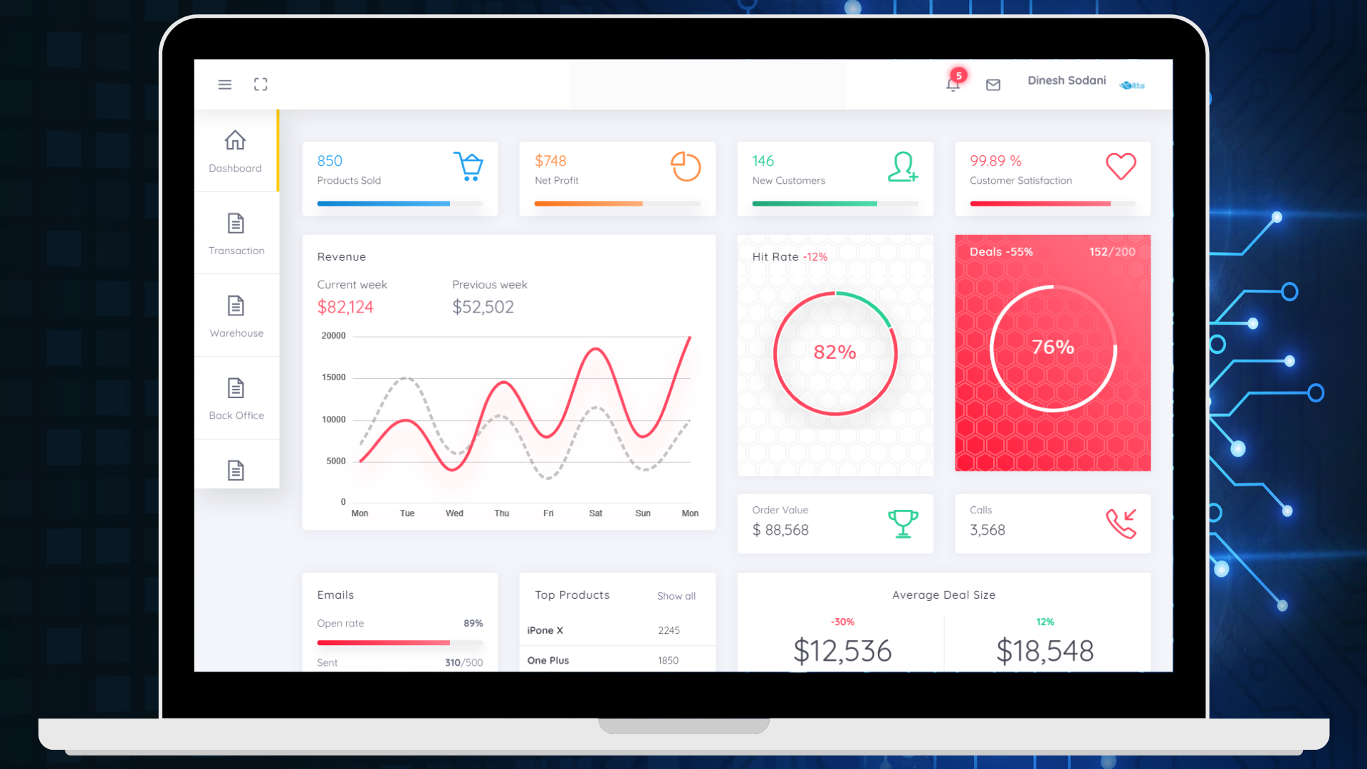 Portfolio Screen Shot