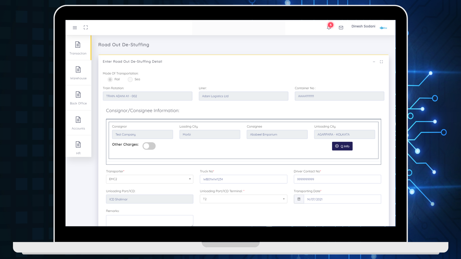 Portfolio Screen Shot